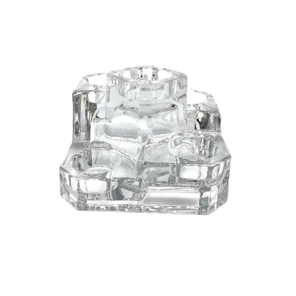 PARTYLIGHT Crystal Castle 5 Tier Tealight Candle Holder